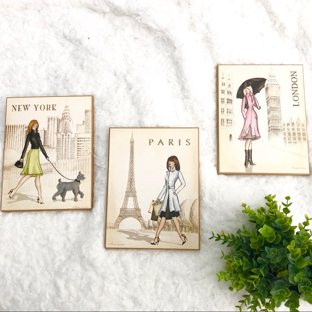 Set of 3 Andrea Laliberte Art Prints